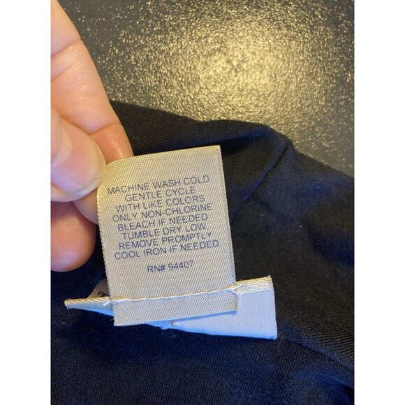 Women's Travel Stretchy Black Dress Size 2XL Wrap Style No Wrinkles LBD Classic - Picture 5 of 9